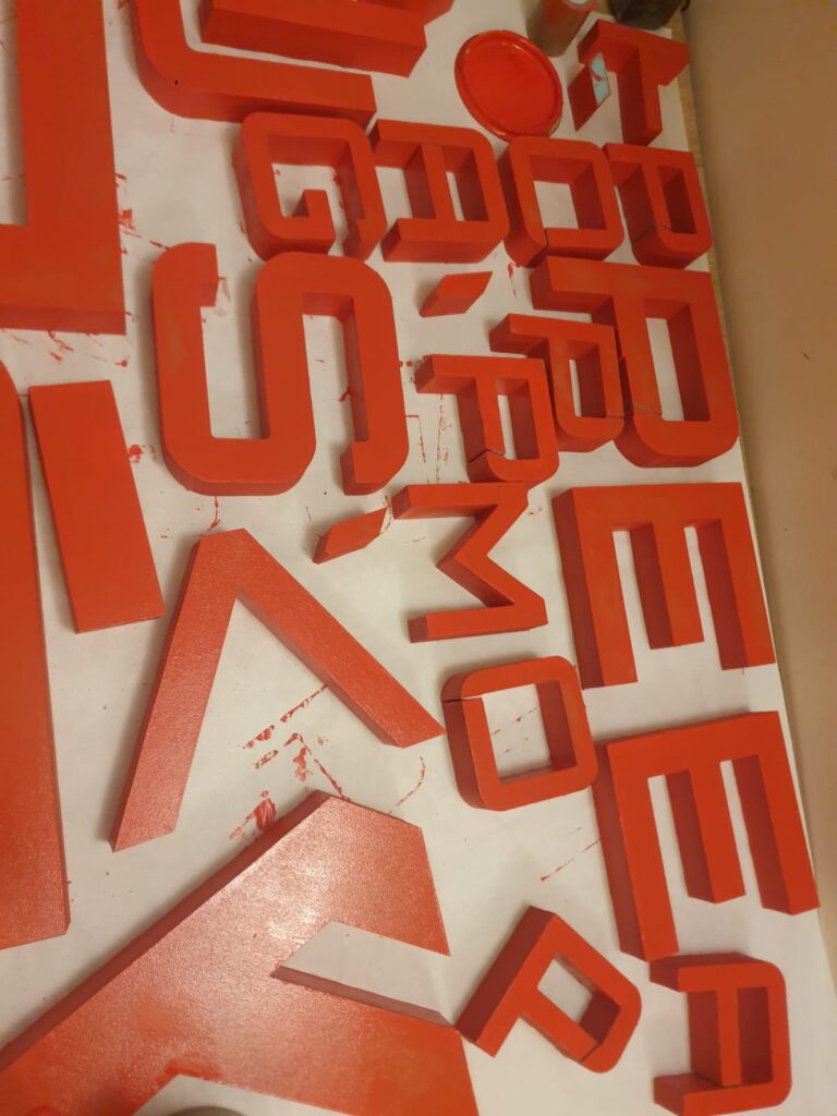 Litere volumetrice Polistiren Extrudat