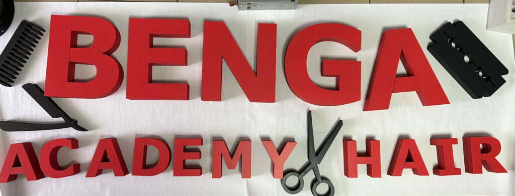 Reclama din litere polistiren