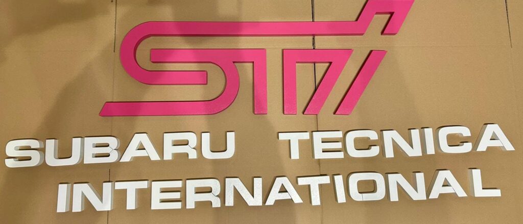 Reclama litere volumetrice polistiren SUBARU