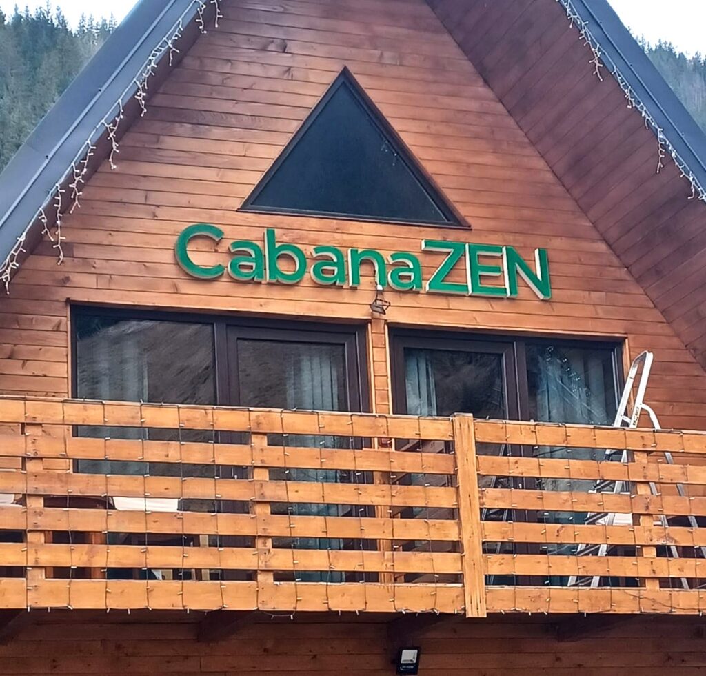 Litere Polistiren Cabana ZEN Bucovina