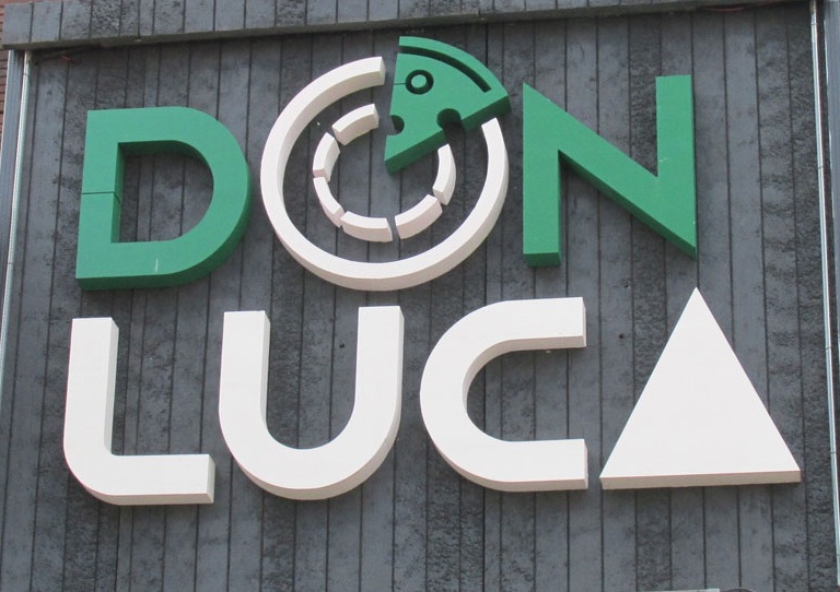 Reclama litere volumetrice polistiren Don Luca